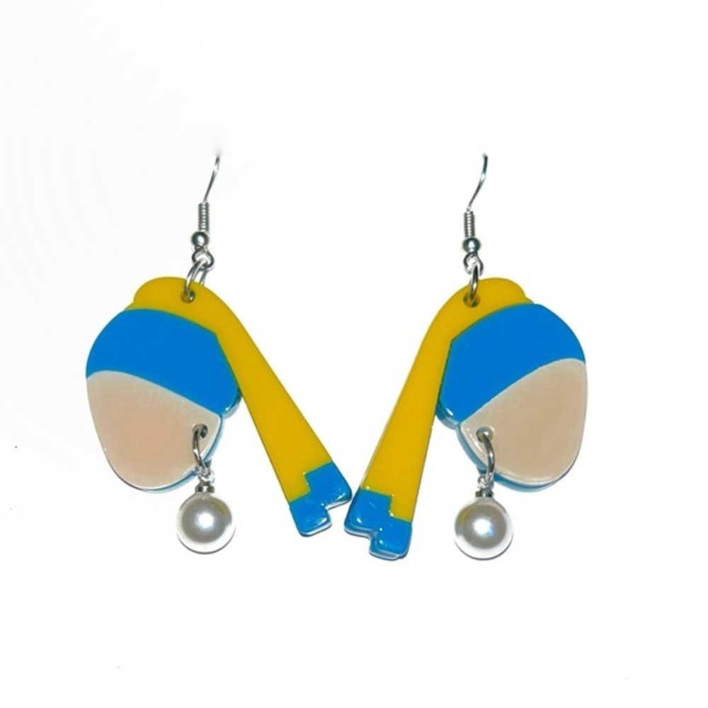 Girl with the Pearl Earring Inspired Earrings